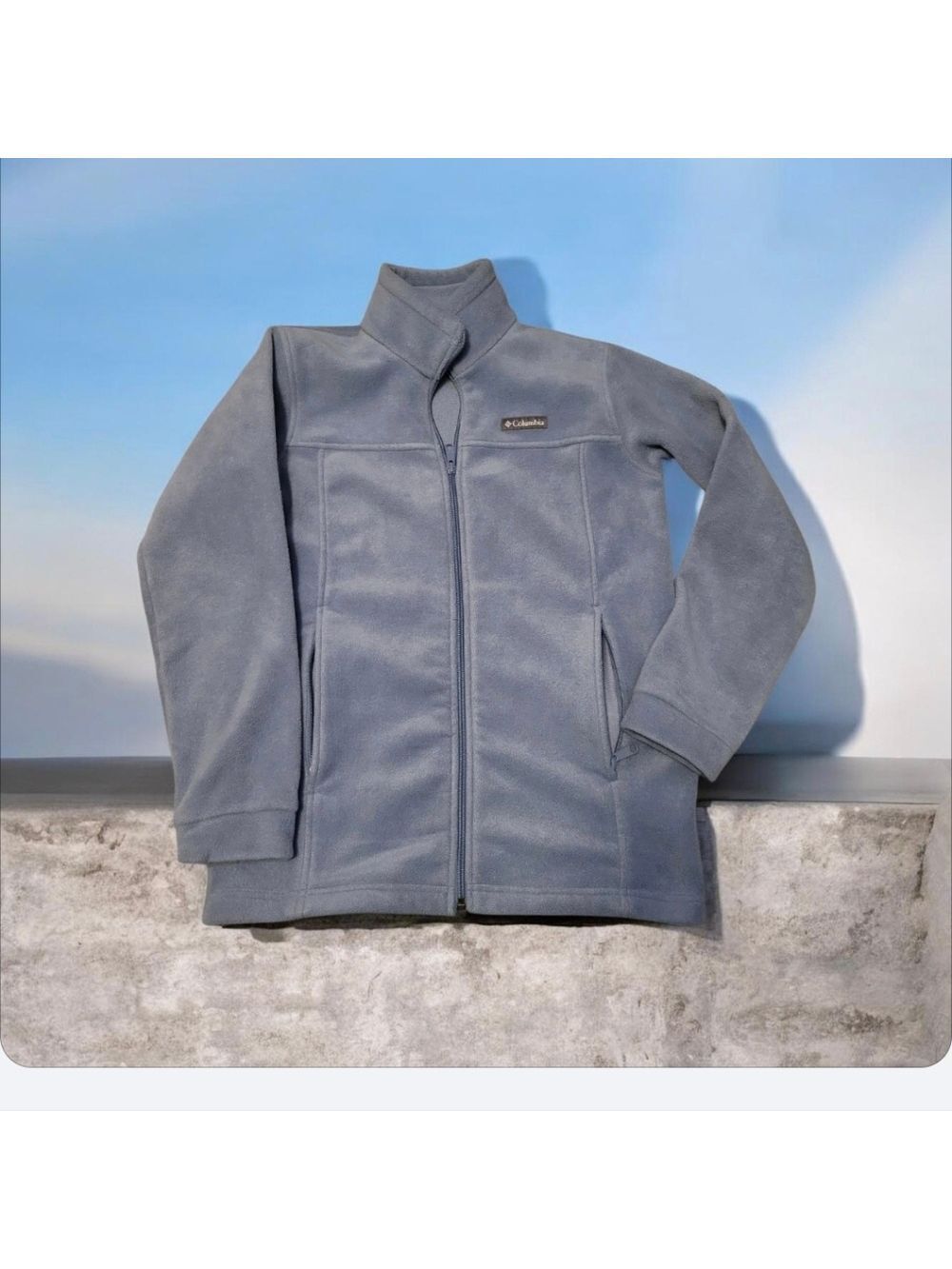 Columbia Soft Blue Fleece Jacket 14/16 Kids